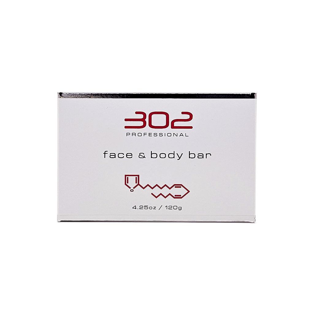 Box of 30.2 Professional face & body bar with red logo on white packaging (4.25 oz / 120 g)