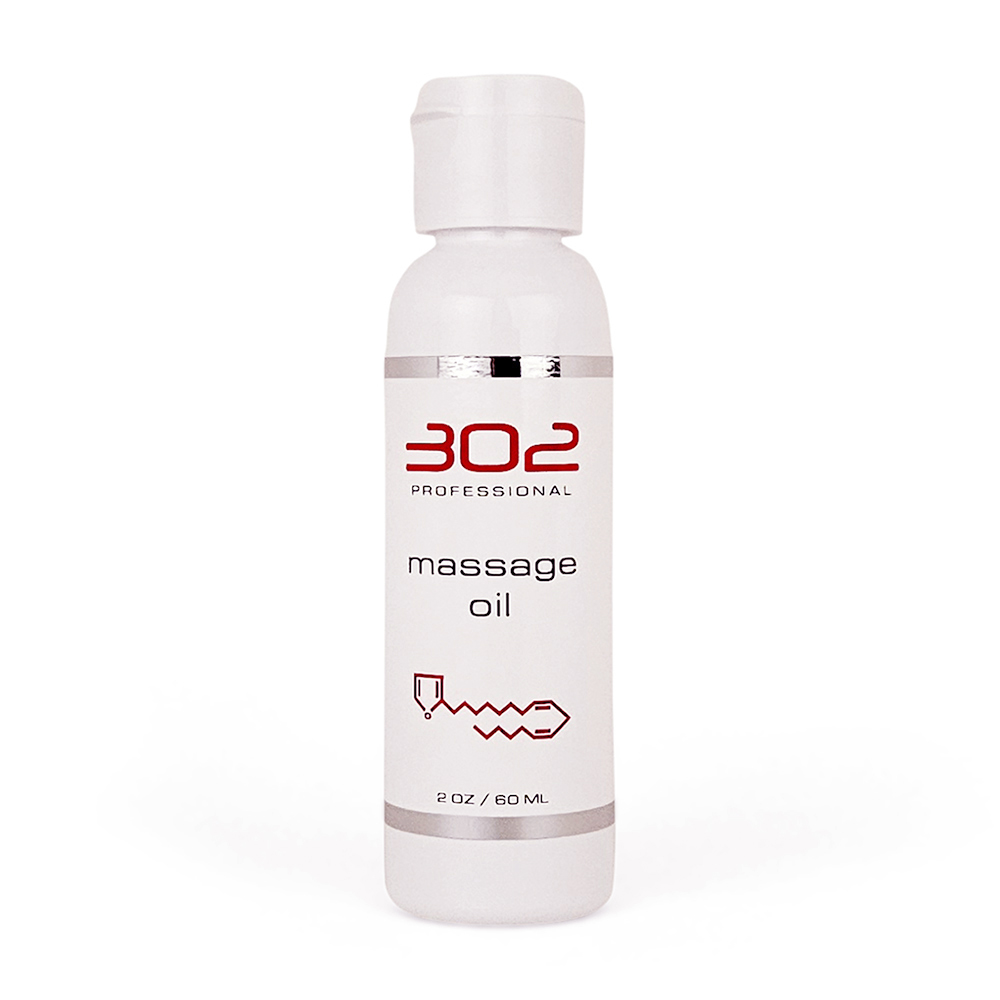 302 MASSAGE OIL | Organic Fresh Avocado Oil Formula Softens, Smooths & Soothes - 2oz/60ml