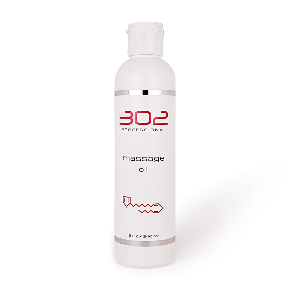 302 MASSAGE OIL | Organic Fresh Avocado Oil Formula Softens, Smooths & Soothes - 8oz/240ml