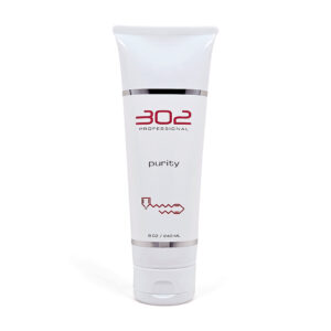White squeeze tube labeled '302 Professional' with 'purity' text, standing upright against a white background.