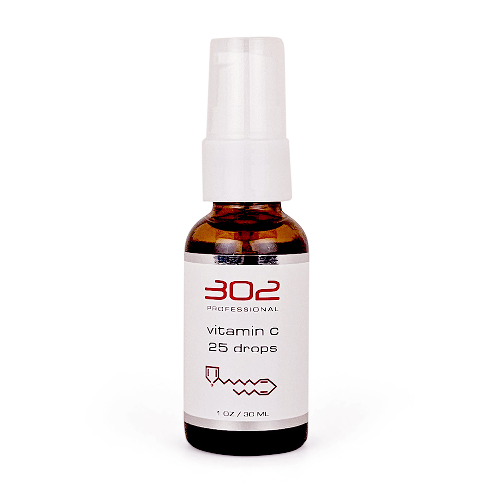 302 VITAMIN C - 25 DROPS | Organic Facial Drops With Vitamin C (1oz)
